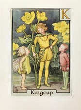 The Kingdup Fairy by Cicely Mary Barker Original Flower Fairies 1935