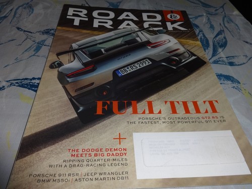 Road track magazine - track,