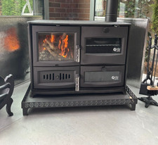 Wood burning kitchen stove