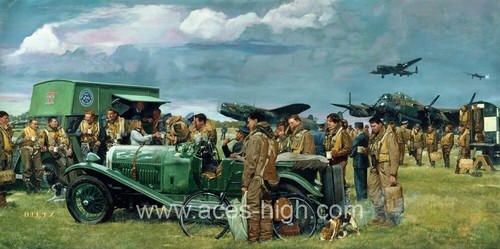 Ww2 dambusters art the bomber - art,