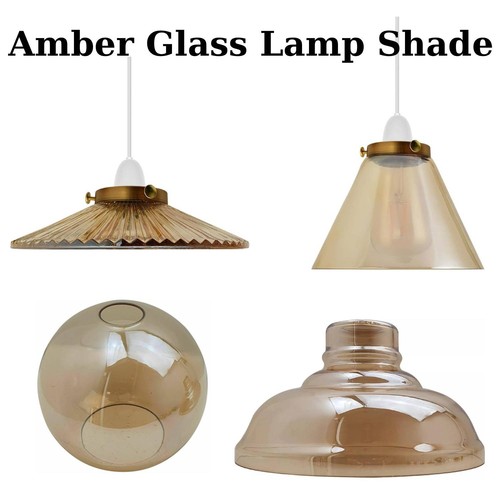 Vintage amber glass ceiling - vintage,