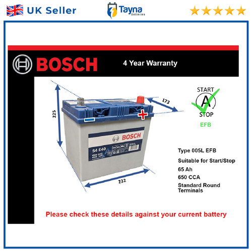 Efb battery fits mitsubishi - efb,