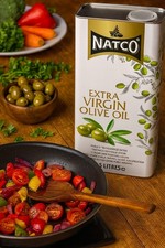 Natco Extra Virgin Olive Oil 5L – Cold Pressed Premium Olive Oil for Cooking & 