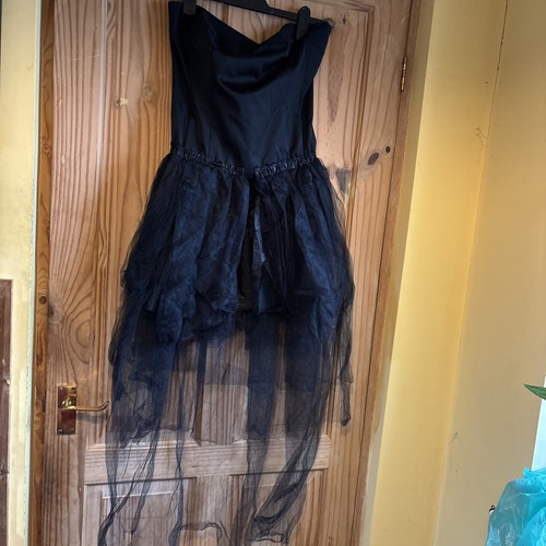 Ladies short black panto - panto, dress