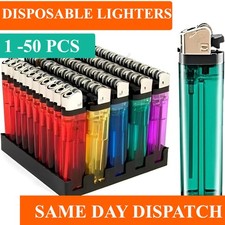 1-50PCS DISPOSABLE LIGHTERS