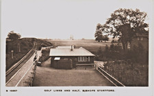 Bishops Stortford. Golf Links & Railway Halt # S 10207 by WHS Kingsway.