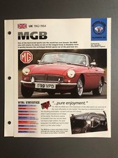 1962 - 1964 MGB Convertible