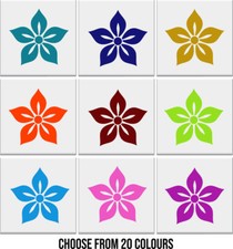 Kitchen Bathroom Tile Stickers Vinyl Decal Wall Transfers FLOWERS #2  *2 SIZES*