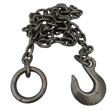 Heavy Duty Recovery Tow Chain 10MM X 12FT (Towing Grab Hook Truck Agricultural)