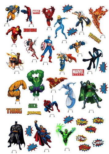 Marvel cupcakes - marvel, or
