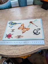 Completed Needlepoint wasp