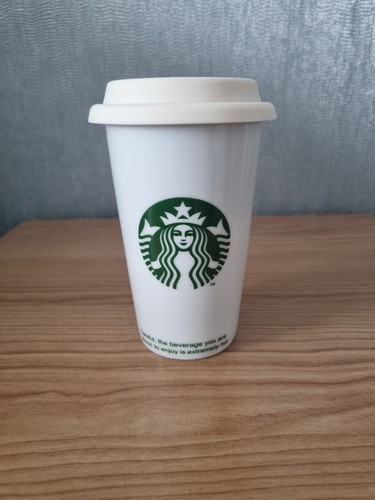 Starbucks ceramic cup - starbucks, reusable