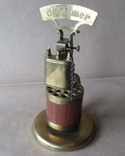 OLD GLOSSY BRASS TABLE PETROL