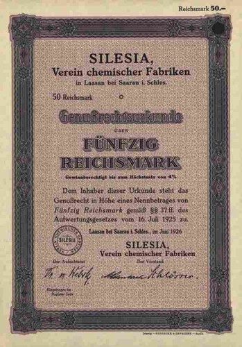 Silesia verein chemie - silesia,