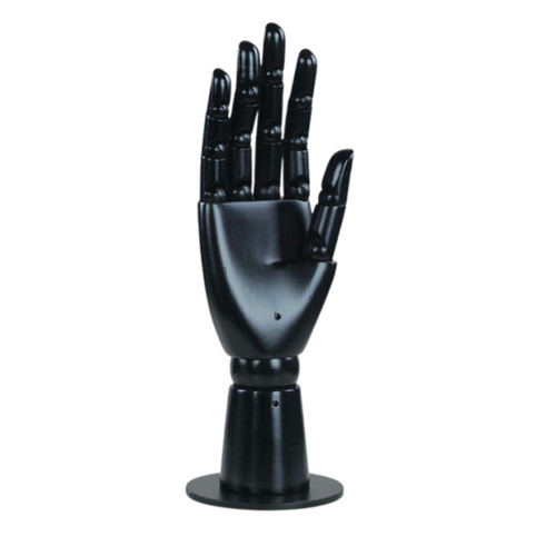 Black articulated wooden - articulated,