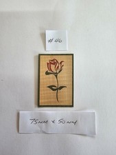 Marquetry Veneer Inlay - Red