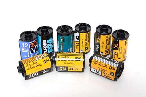 35mm film rolls expired - 9x,
