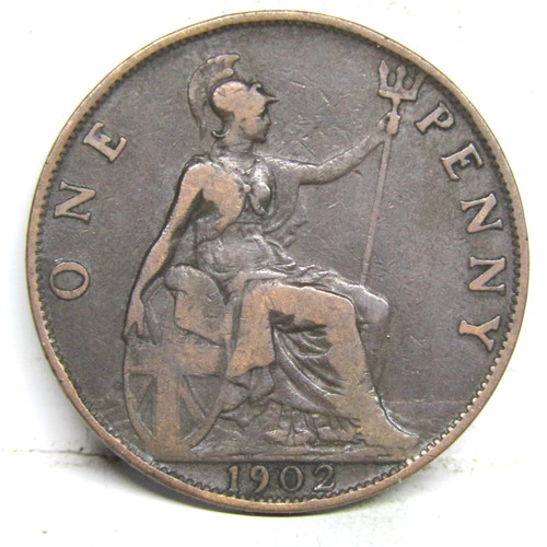 1902 low tide one penny - low,