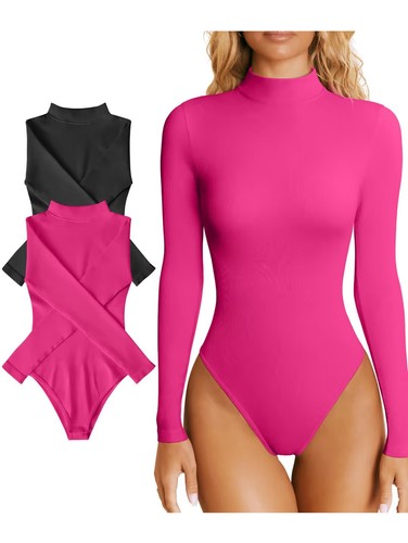 Womens long sleeve bodysuit - womens,
