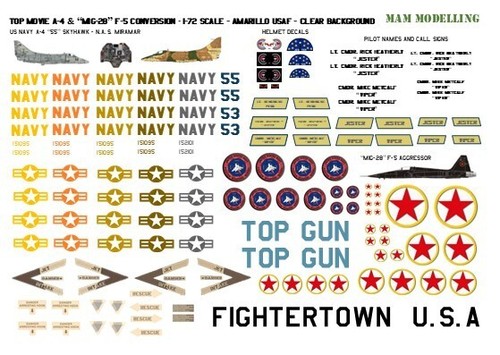 Decals for top - for, “top