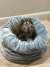 LUXURY FAUX FUR GREY SNUGGLE