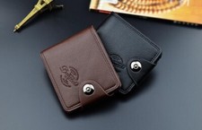 Mens Wallet Genuine Leather Cowhide Bifold RFID Credit Card Holder Purse For Men