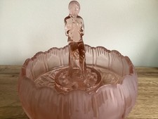 Art Deco Glass Nude Lady