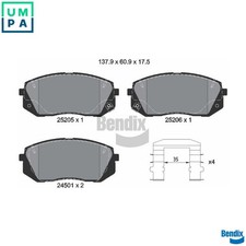 BRAKE PAD SET DISC BRAKE