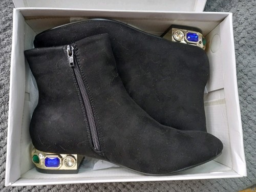 Nib black faux suede - nib,