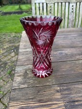 Vintage Ruby Red Overlay