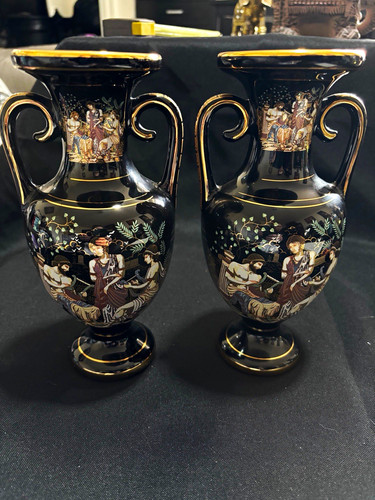 Pair vintage greek - pair, gold