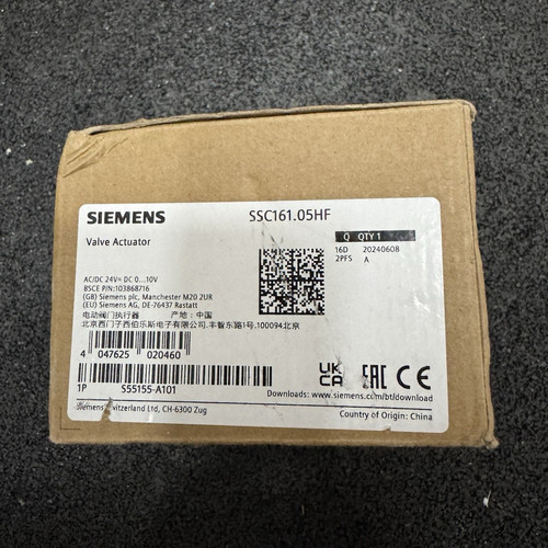Siemens ssc161 05hf - ssc161.05hf, valve