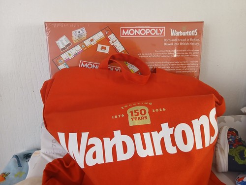 Hasbro monopoly warburtons - hasbro,