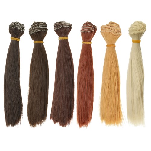 15cm doll hair - 15cm, 6pcs