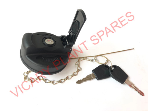 Vented diesel filler cap - cap, jcb