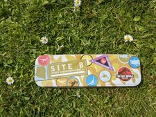 The Lost World Jurassic Park Promo Embossed Tin Pencil Case Tetley Vintage 1990s