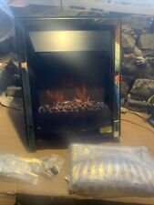 Elegance Antique Brass LED Electric  Fire