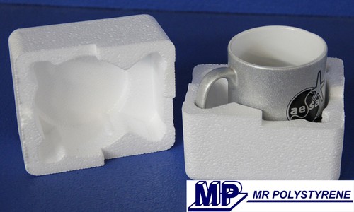 Large polystyrene foam mug - foam,