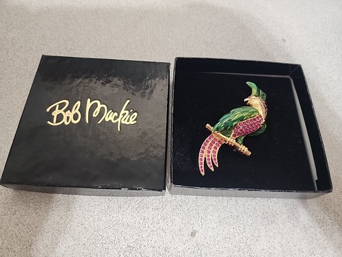 Vtg bob mackie enamel - vtg,