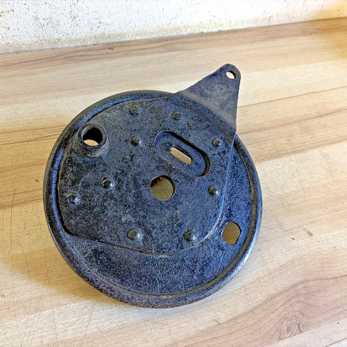 Bsa m20 rear brake plate - ,