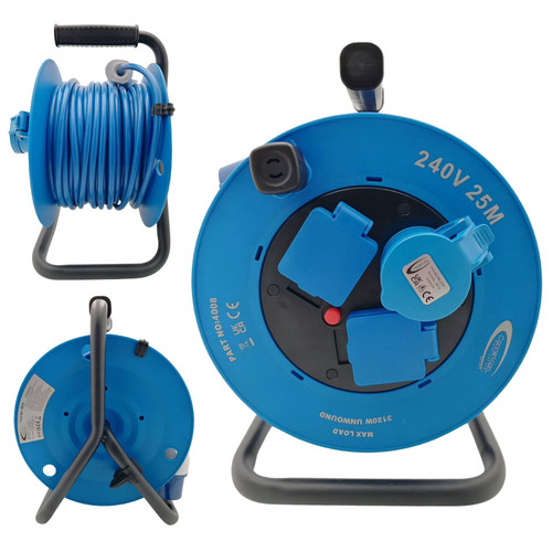 25m extension lead cable reel - lead,