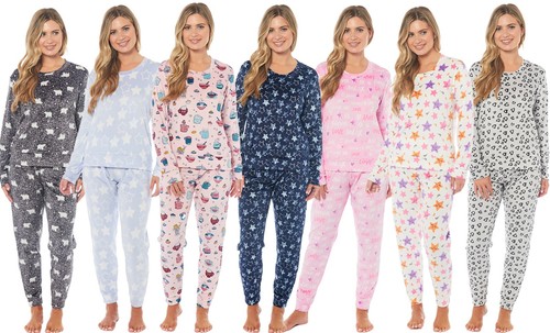 Ladies pyjama set soft cosy - ladies,