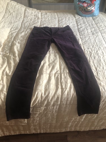 Ladies maroon corduroy s - ladies, m&s