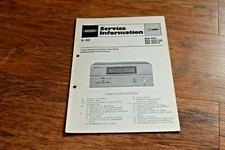 GRUNDIG MA 100 GB U Vintage Retro HiFi SERVICE INFORMATION Rare 1980 