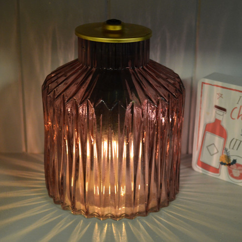 Led pink moroccan style - style, glass