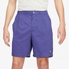 Men's M Medium ~ Nike Court Heritage Tennis Shorts ~ CK9845-510 Dark Purple Dust