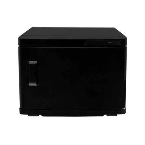 Hot towel warmer black - black, 23l