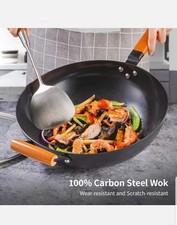 Carbon Steel Wok & Stir Fry Pan