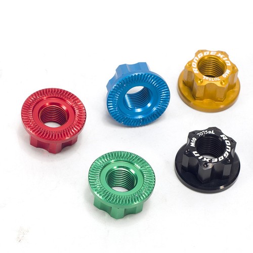 Bike wheel axle nut - nut, hub