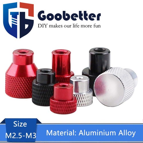 Aluminium alloy knurled - knurled, thumb